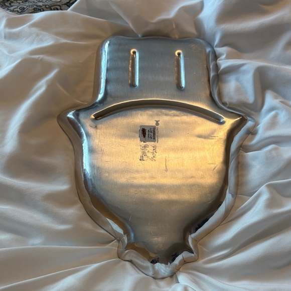 Crate&Barrel Silver Hamsa Hand Tray - Picture 2 of 2